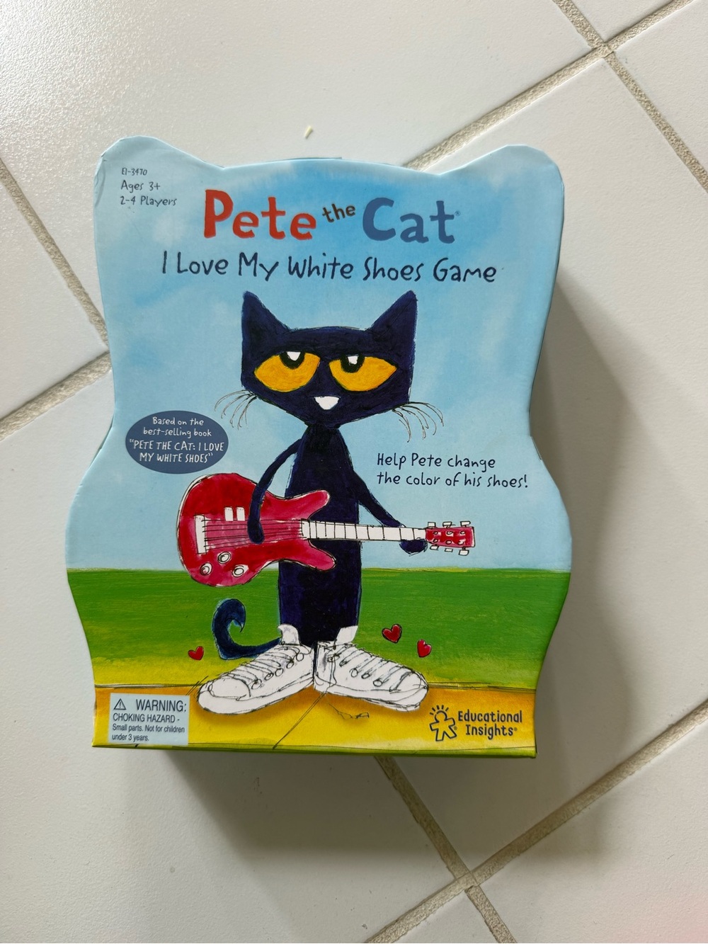Pete the Cat I Love My White Shoes Board Game for kids complete
